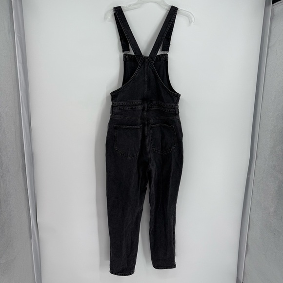 Free People/ We The Free Women's Black Shelby Button-Up Denim Overalls Size 30 - Picture 10 of 14